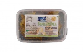 Fit Foodie Pineaaple Fruit Cubes   Pack  250 grams